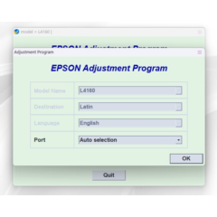 Сброс EPSON AdjProg L4160L4163L4165L4166L4167L4168L4169