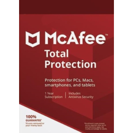 McAfee Total Protection (2024) 1 Device 1 Year Global