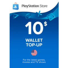 🔴 КАРТА ПОПОЛНЕНИЯ PlayStation PSN⚡️10$ Card USA✅