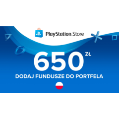 PLAYSTATION NETWORK PSN 650 PLN ЗЛОТЫХ ПОЛЬША СРАЗУ