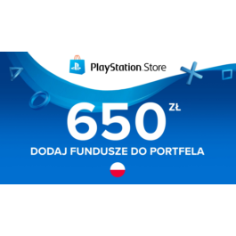 PLAYSTATION NETWORK PSN 650 PLN ZLOTY POLAND INSTANTLY