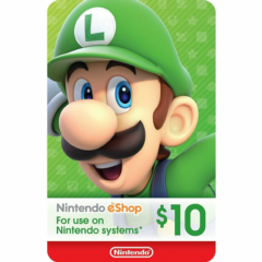 🍄Карта пополнения Nintendo eShop 10$ USA США🍄