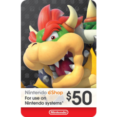 🍄Карта пополнения Nintendo eShop 50$ USA США🍄