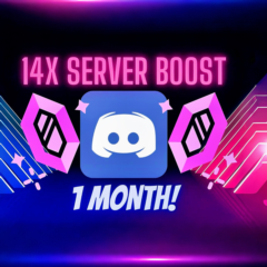 💎 Discord 1 месяц 14x Boost МГНОВЕННАЯ ДОСТАВКА 🚀 🌎