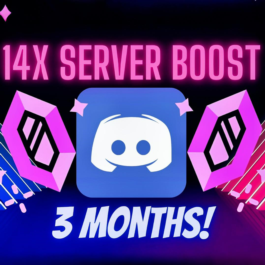 💎 14X BOOST DISCORD SERVER 3 LEVEL 3 MONTH FAST 🚀