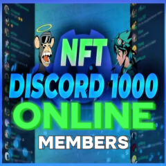 🚀 Сервер NFT Discord – 1000 🟢 участников онлайн