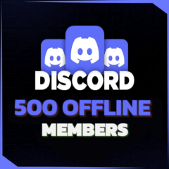 🚀 Сервер Discord – 500 ⚫️ Оффлайн участников