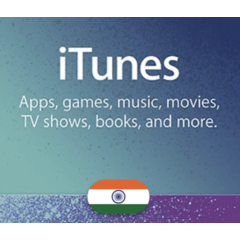 APPSTORE•ITUNES 🍏 ПОДАРОЧНАЯ КАРТА ИНДИЯ 🇮🇳 ✅ СБП 0%