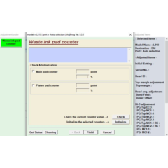 Сброс Epson L810 L850 Adjustment Program