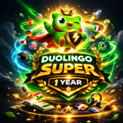 Duolingo Super 1 ГОД подписка на ваш аккаунт