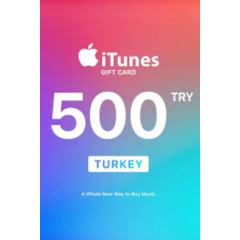 🍎 Apple iTunes Gift Card 100-5000 TL 🌍 Турция