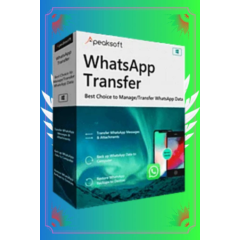 📛 Apeaksoft WhatsApp Transfer 🔑 Лицензия 1 год 🚀