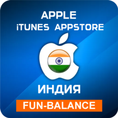 🚀 АВТО 🟥 APPLE ITUNES ИНДИЯ 100-10000 INR ✔️ КОДЫ