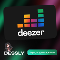 🎵 DEEZER PREMIUM🎵ПОДПИСКА 1-6 МЕС🎵КОД АКТИВАЦИИ