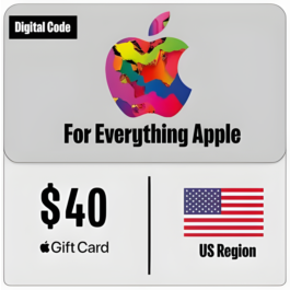 ⚡Apple iTunes Gift Card - 40$ 🇺🇸 ✅Cheaper🔥No Fees