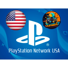 PSN Card Top-up 10-25-50-100 USD (US Dollars)