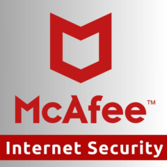 McAfee Internet Security 1,10 ПК 1 года 25 цифра Ключ