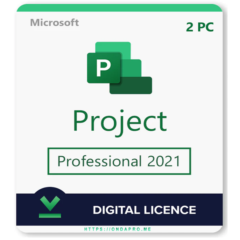 Project Professional 2021 Key 2 PC– Instant Delivery