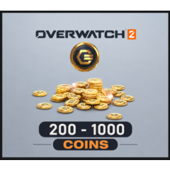 Монеты Overwatch 200-1000 на battle.net (глобальный)