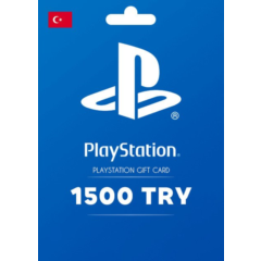 ТУРЦИЯ🔴PlayStation 1500 TL (ЛИР)🔑КОД пополнения