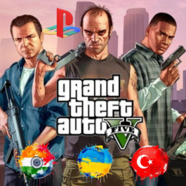 ⭐️GTA V/PS4/PS5/Türkiye/Ukraine/India/GTA 5🎮PS/Premium