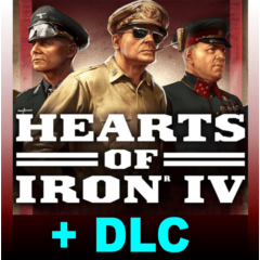 ・HEARTS OF IRON IV + DLC ・STEAM АККАУНТ・