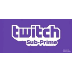 TWITCH PRIME SUB 🌟 ANY AMOUNT 💸 CHEAP 🔥 1 CHANNEL