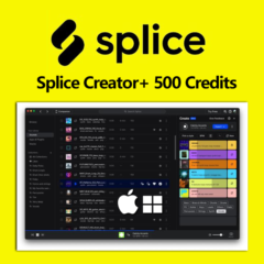 ✅ Подписка на Splice Creator 500 кредитов на 1 месяц