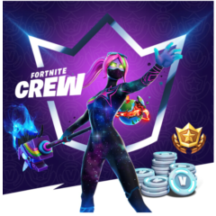 ⭐FORTNITE CREW | БП + 1000 В-Баксов | Epic | PS | XBOX⭐