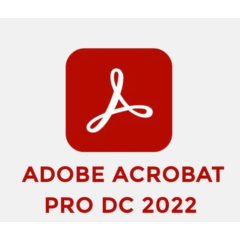 Adobe Acrobat Pro DC 2022  Windows 1 Device  Lifetime