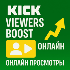 ❇️ KICK Viewers Boost 🚀 |  Онлайн просмотры Kick ♻️