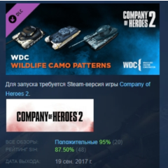 Company of Heroes 2 COH2 Whale and Dolphin Pattern Pack АВТОДОСТАВКА STEAM РОССИЯ