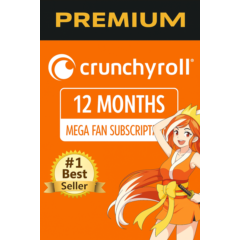 CRUNCHYROLL MEGA FAN PREMIUM ДЛЯ НОВОГО/СТАРОГО АККАУНТ