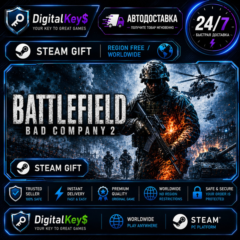 Battlefield: Bad Company 2 Steam Gift без ограничений п
