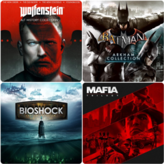 ✅ Сборник [14 Игр] Wolfenstein + Batman + Mafia + BioShock и Еще | Xbox One & Series