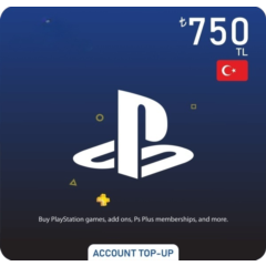 ❗Купон пополнения бумажника PSN на 750 TL❗Турция❗PS