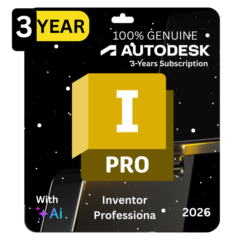 (3 YEARS) Купить Autodesk Inventor Professional 2026 – Официальная лицензия 2026 | 3D