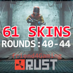 RUST TWITCH drops  ✅40+41+42+43+44 Round - 68 скинов