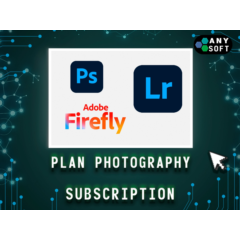 Adobe Photoshop + Lightroom + FireFly 1/3 месяца