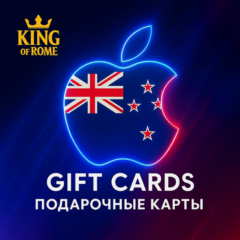 APPLE ITUNES NZD (5-100) ПОДАРОЧНАЯ КАРТА/БЫСТРАЯ/0%