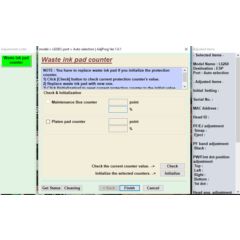 Сброс Epson L6260 L6270 L6290 Adjustment Program