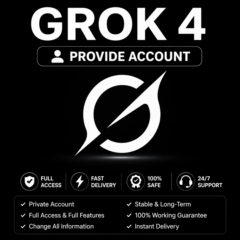 🤖 GROK AI x SUPER GROK 4 | ЛИЧНЫЙ АККАУНТ ✅