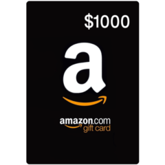 Подарочная карта Amazon на 1000 долларов