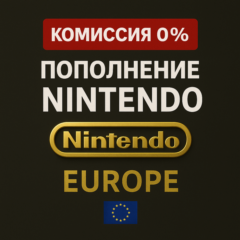 Карта Nintendo eShop США 15-100 евро Европа