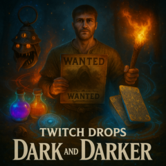 DARK AND DARKER | ТВИЧ ДРОПС | 52 ПРЕДМЕТОВ/ЭМОЦИИ