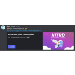 🚀DISCORD NITRO GIFT⭐ 1/12 МЕСЯЦЕВ🎁FULL 🏍БЫСТРО