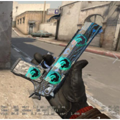 Desert Eagle | Blue Ply С 4 СЛУЧАЙНЫМИ НАКЛЕЙКАМ
