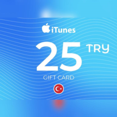 Подарочная карта App Store и iTunes 🔥 25 TRY Turkey🔥