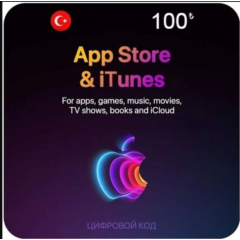🍎100 TRY🍎⭐Подарочная карта Apple iTunes⭐🍎