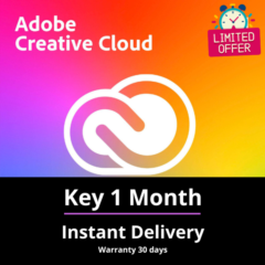 ADOBE CREATIVE CLOUD - КЛЮЧ НА 1 МЕСЯЦ